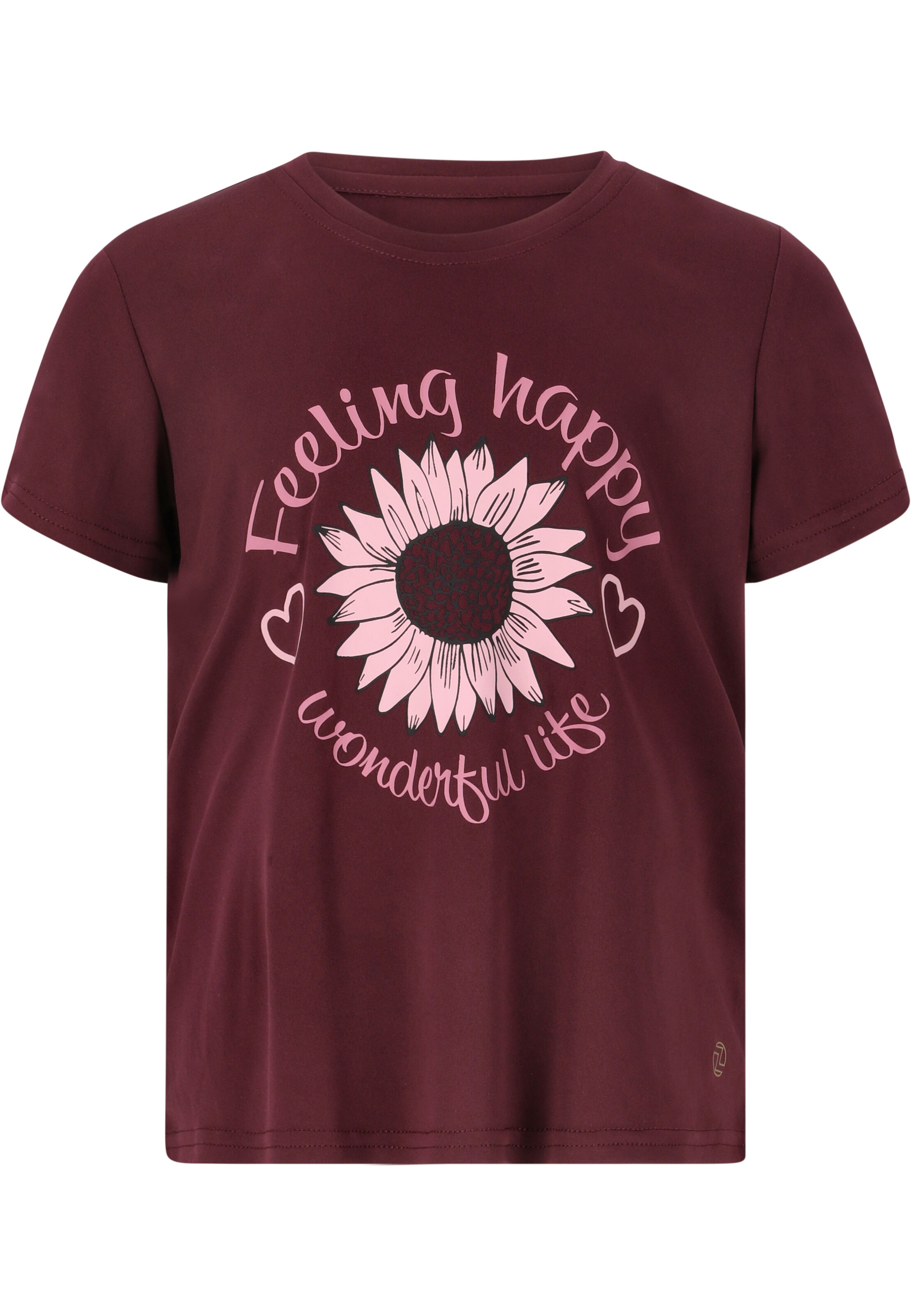 ZigZag Shirt 'Viola' in Rood: voorkant