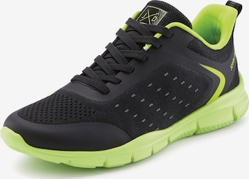 Baskets basses JOHN DEVIN en noir : devant