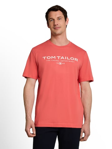 TOM TAILOR T-Shirt in Rot: Vorderseite
