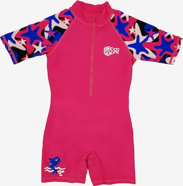 BECO the world of aquasports UV Protection in Pink: front