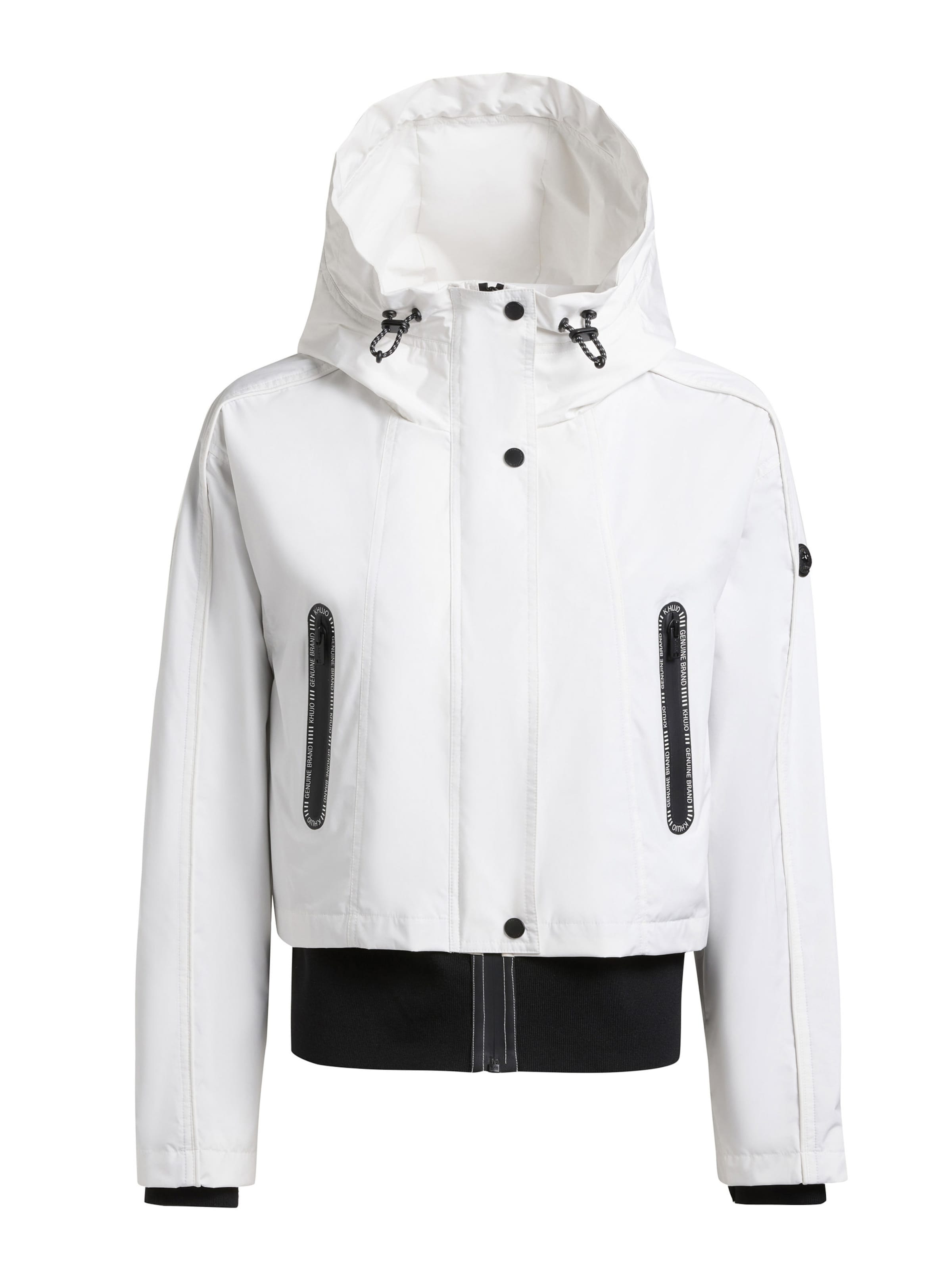 khujo Jacke 'Amelia' in Weiß: Vorderseite