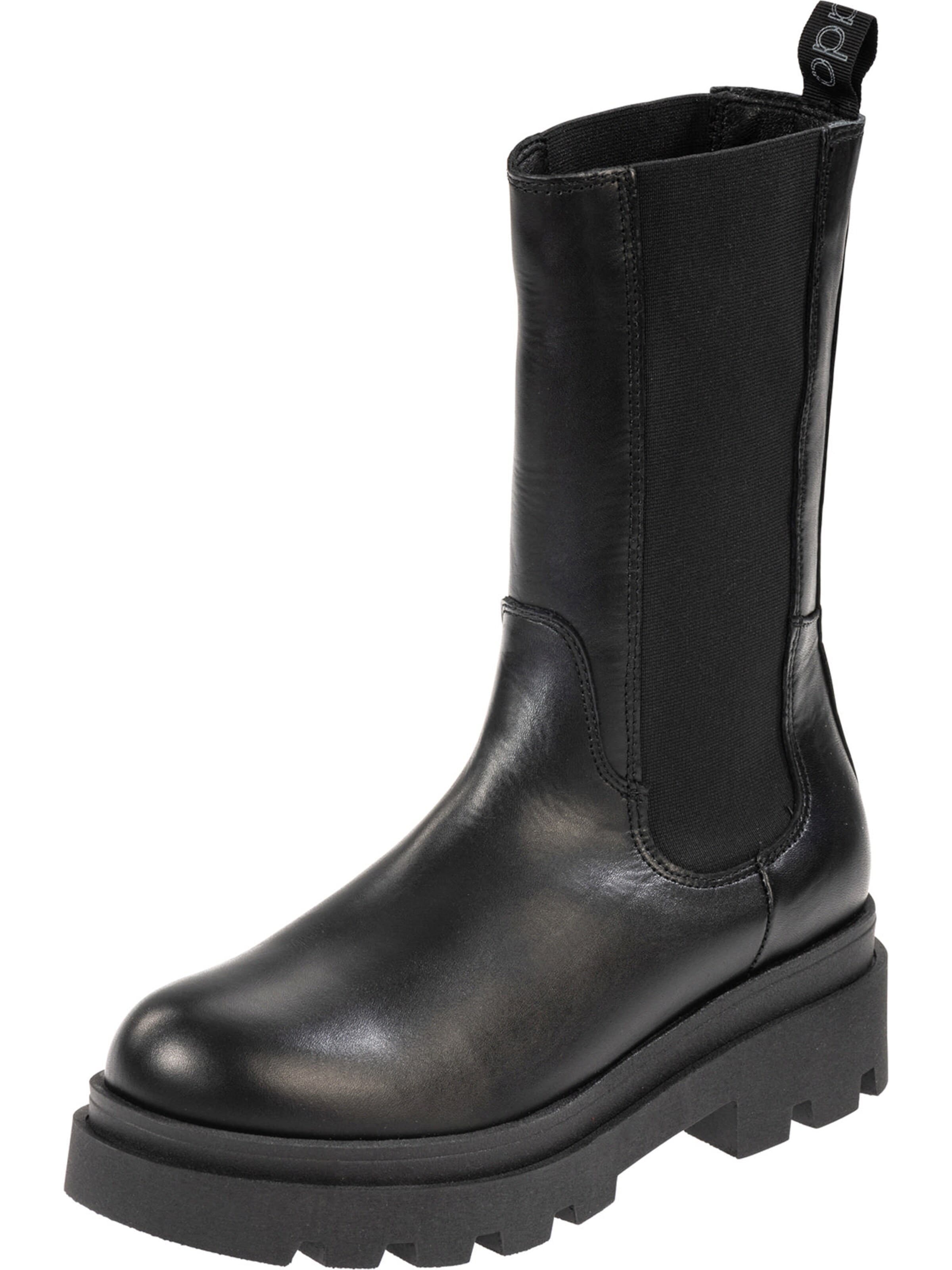 Palado Chelsea boots 'Elba' in Zwart: voorkant