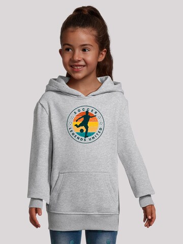 F4NT4STIC Sweatshirt 'Soccer Legends United' in Grau: Vorderseite