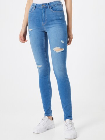 ONLY Jeans 'FOREVER HIGH' in Blauw: voorkant