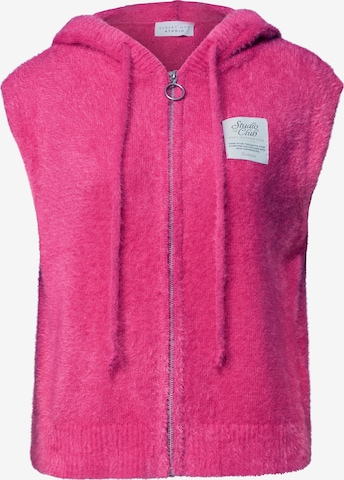 Street One Studio Vest in Pink: front