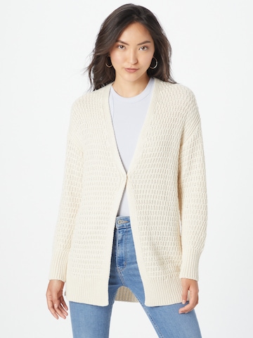 MORE & MORE Knit Cardigan in Beige: front