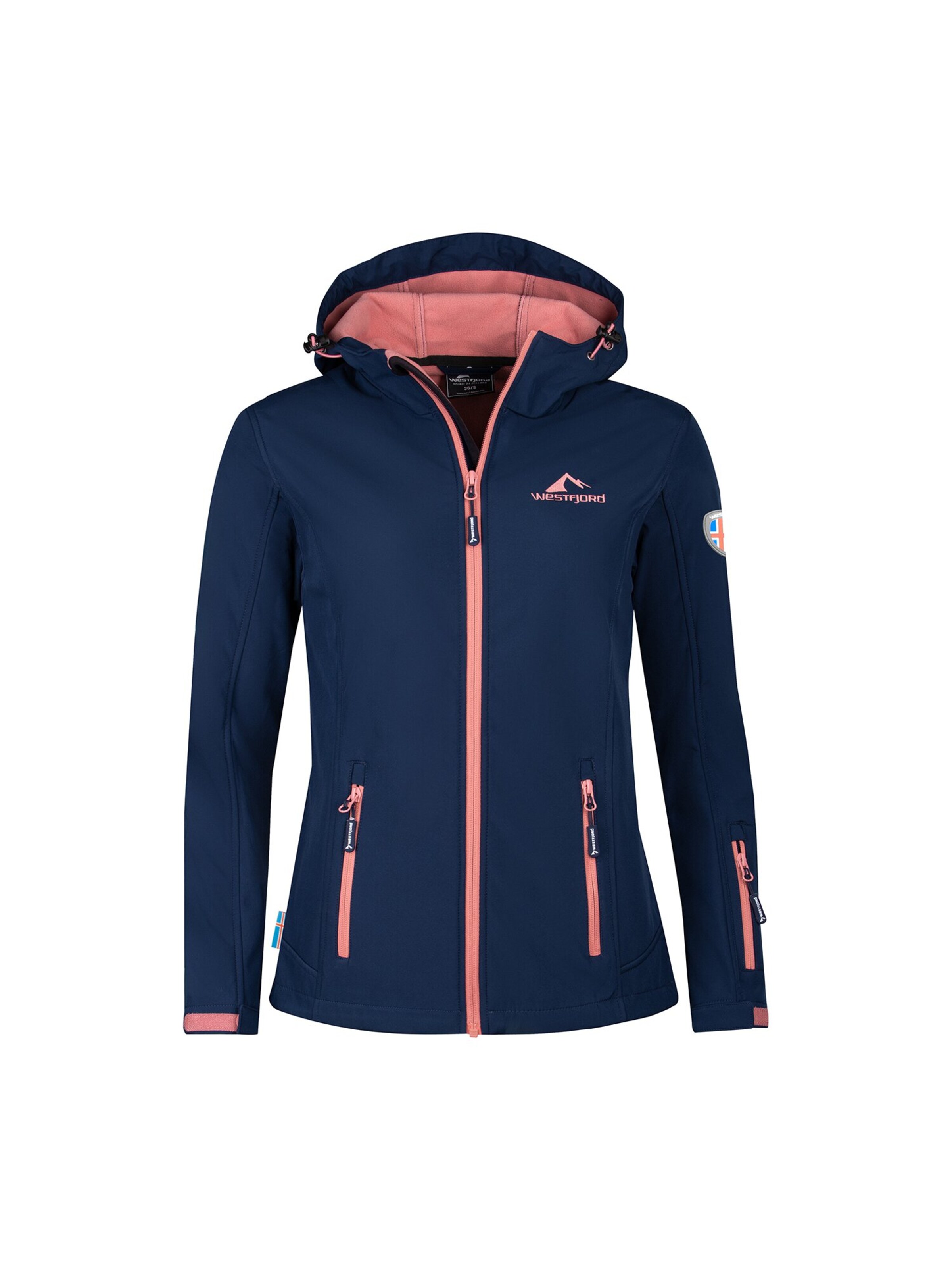 WESTFJORD Outdoor Jacket in Blue: front