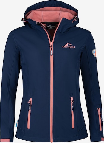 WESTFJORD Outdoor Jacket in Blue: front