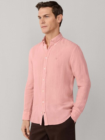 Coupe regular Chemise 'Ess' Hackett London en rose