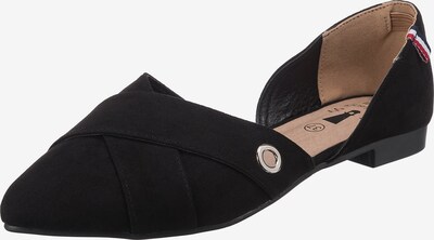 Inselhauptstadt Ballerina in navy / rot / schwarz / silber / weiß, Produktansicht
