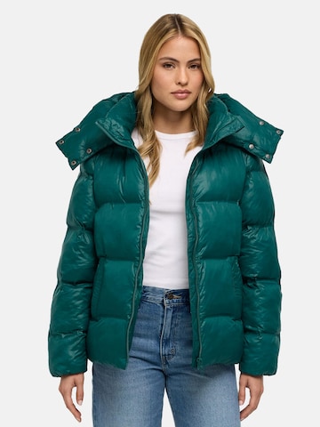 NAVAHOO Winterjas in Groen: voorkant
