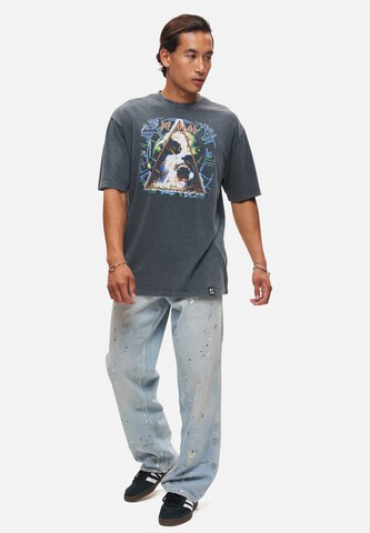 Recovered Shirt 'Def Leppard Hysteria' in Grey