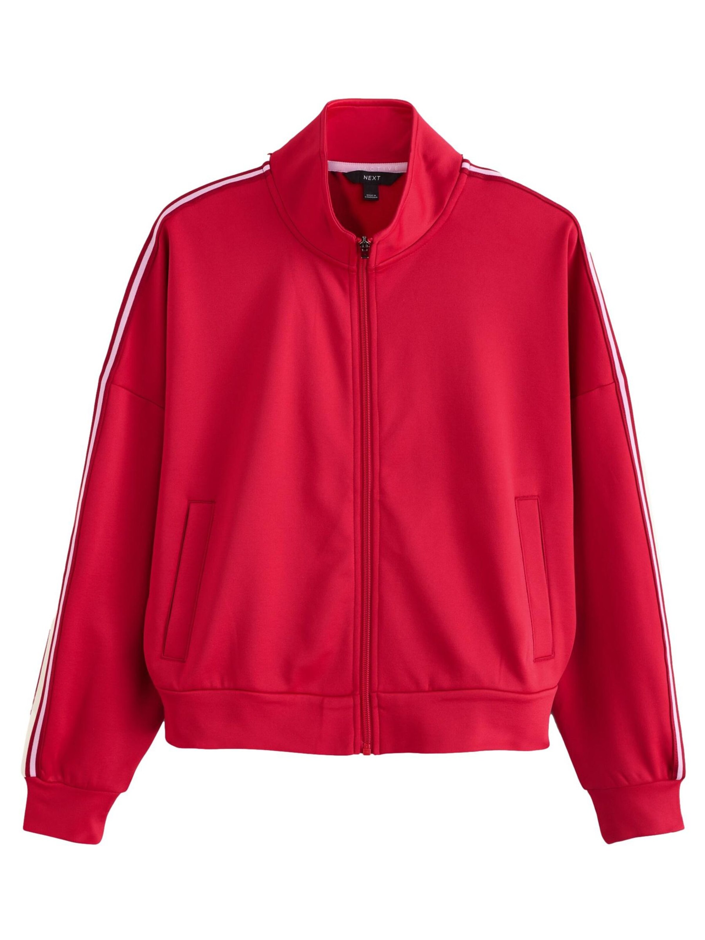 Next Övergångsjacka i röd: framsida