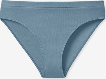 Slip ' Pure Rib ' SCHIESSER en bleu : devant