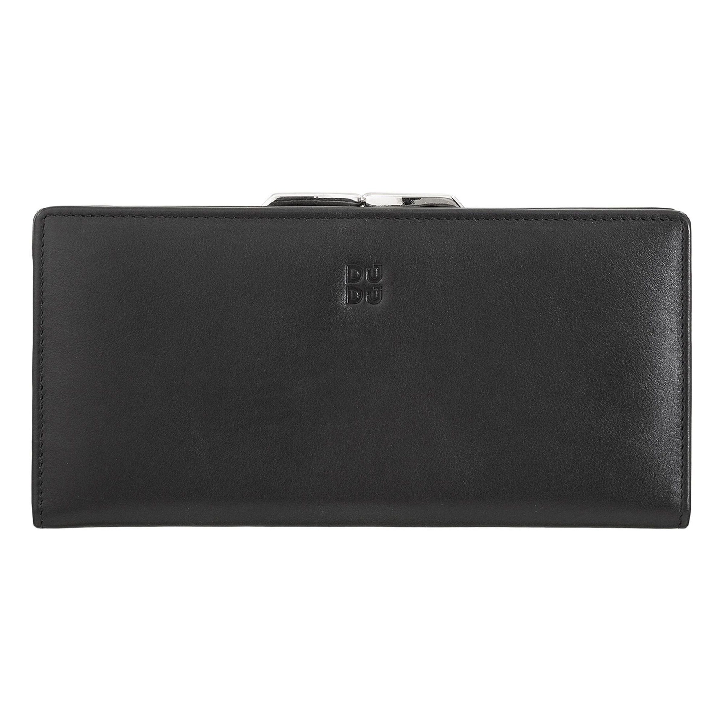 DuDu Wallet 'Chiloé' in Black: front