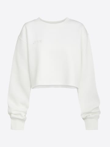 ABOUT YOU x VIAM Studio Sweatshirt 'BRITNEY' in Weiß: predná strana