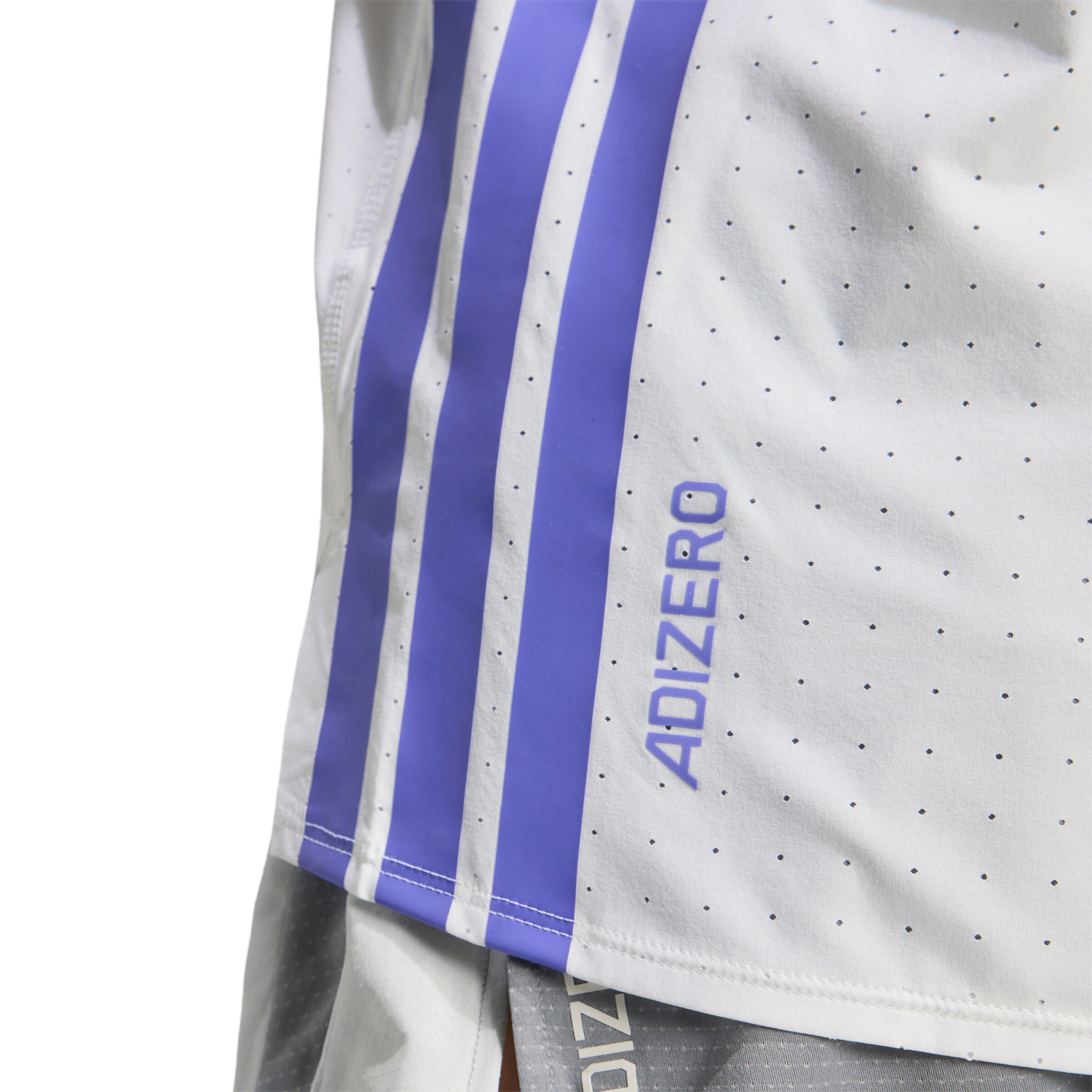 ADIDAS PERFORMANCE Funkčné tričko 'ADIZERO' - Biela