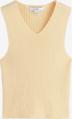 Top in maglia di Next in giallo: frontale