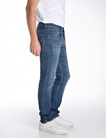 REPLAY Slimfit Jeans 'Anbass' in Blau