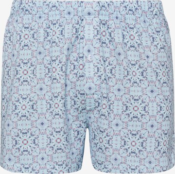 Boxers Hanro en bleu : devant