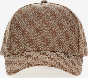 GUESS Cap in Beige: front