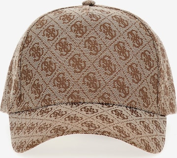 GUESS Cap in Beige: front