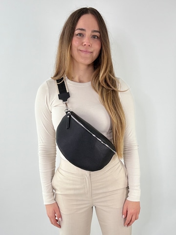 Sacs banane 'CHIARA large' lePelou en noir