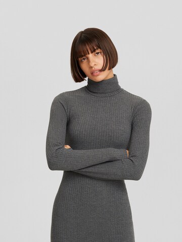 Bershka Knit dress in Grey