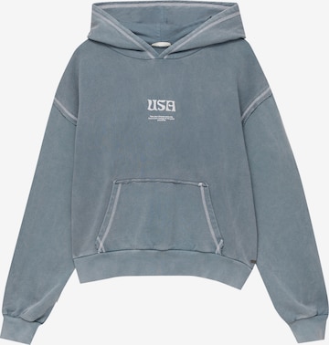 Sweat-shirt Pull&Bear en gris : devant