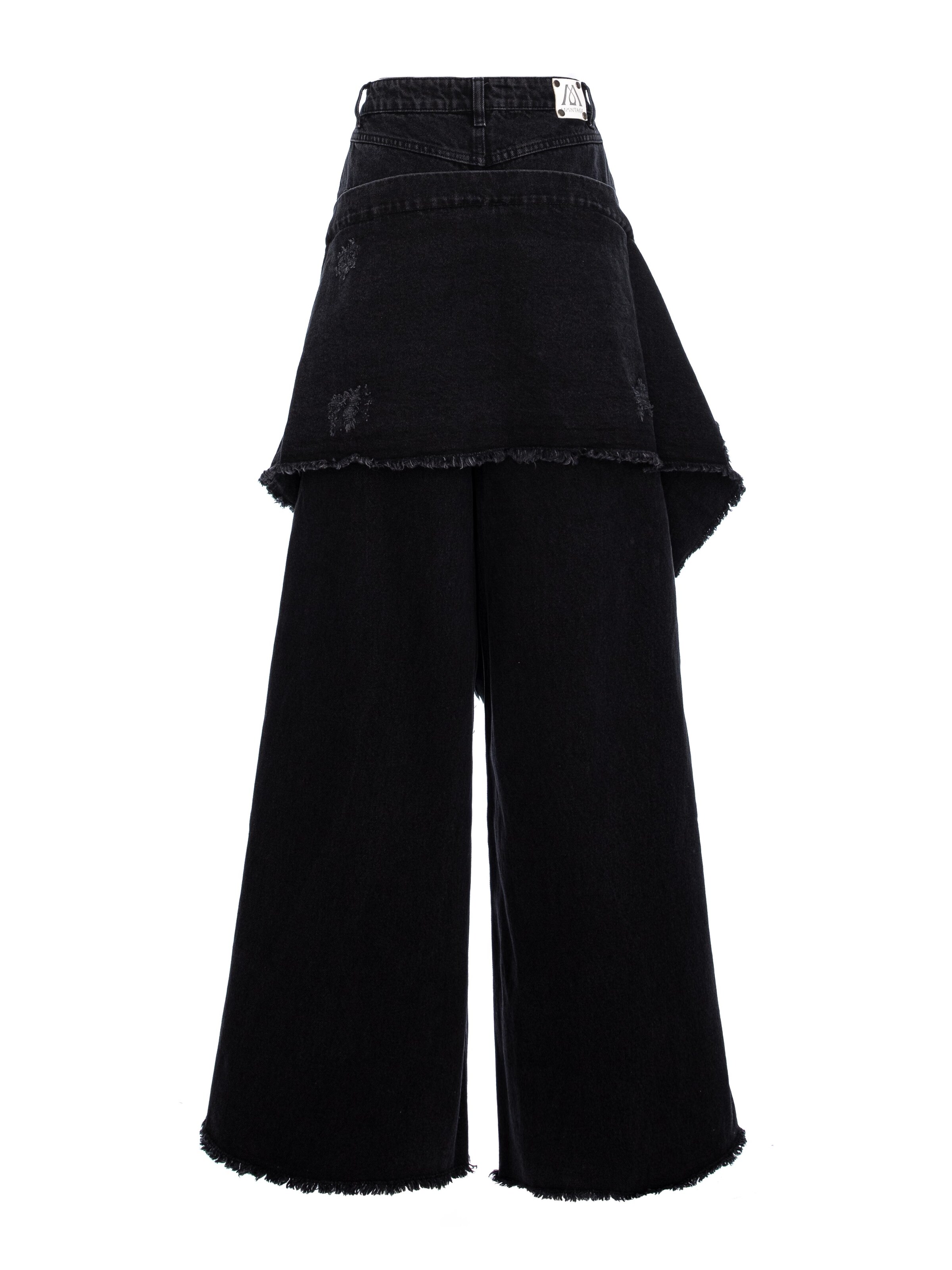 Wide leg Jeans 'Pistols' di Montage The Label in nero