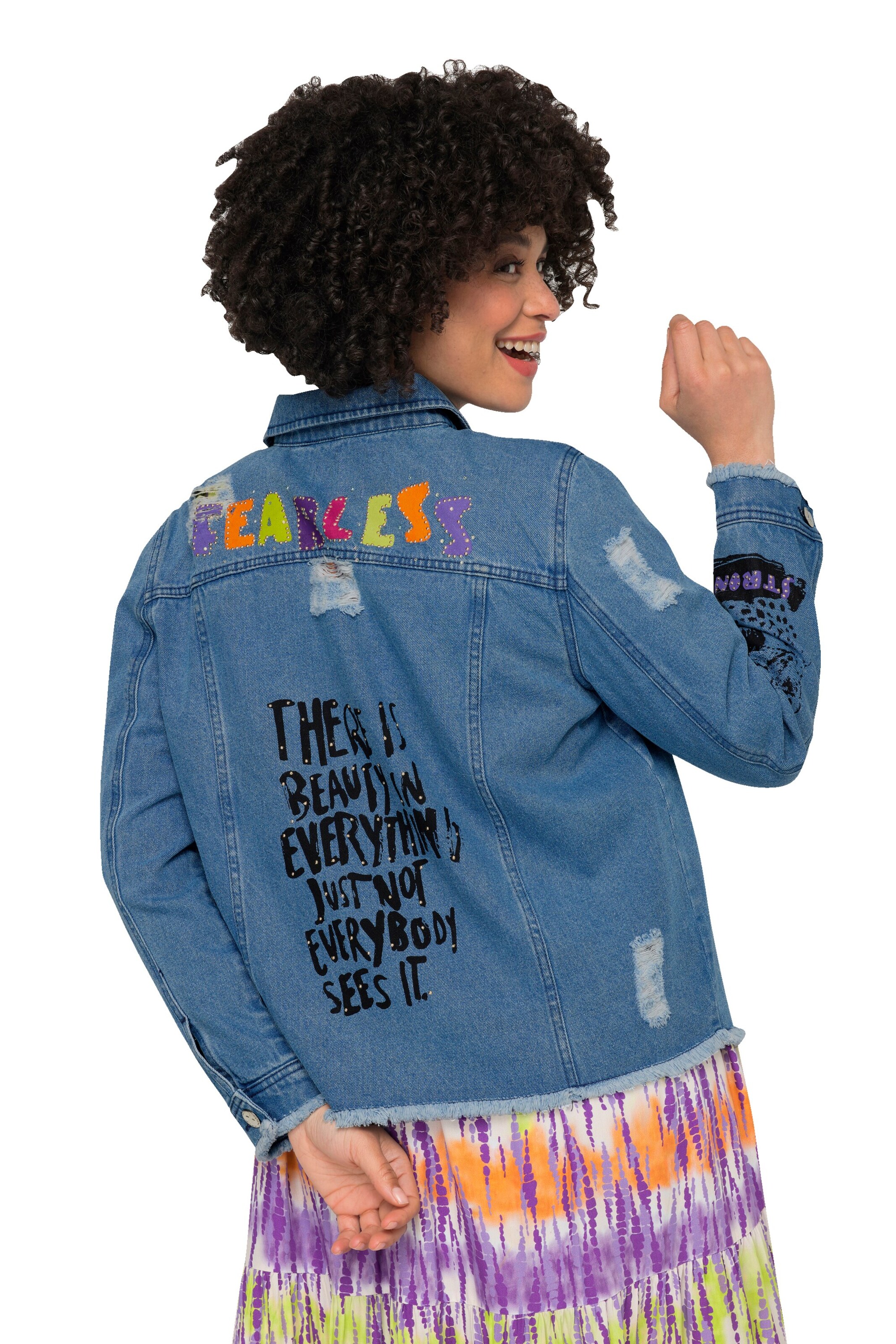 Angel of Style Between-season jacket in Mixed colours