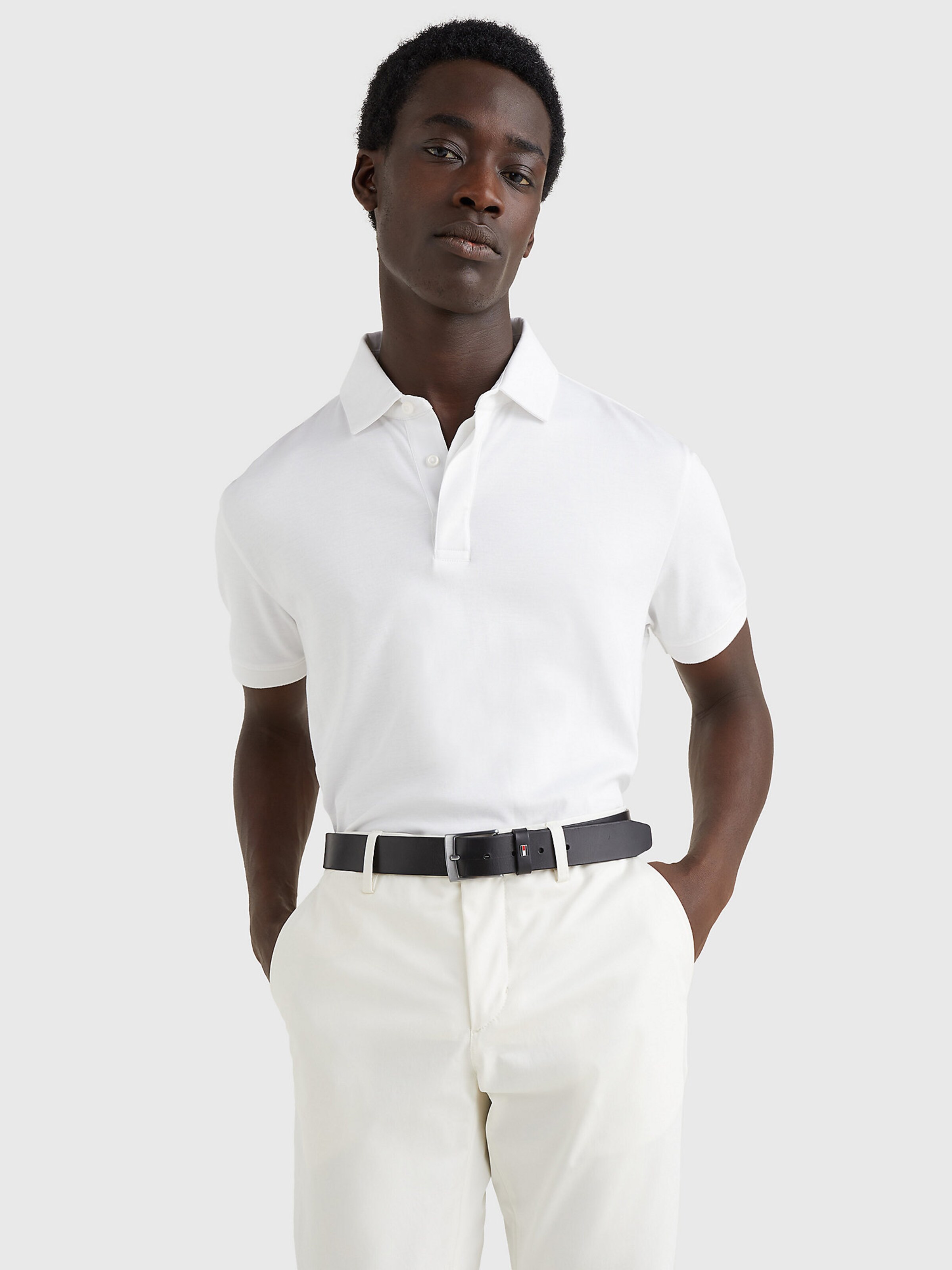 Männer Große Größen TOMMY HILFIGER Shirt in Weiß - UJ45825 Männer Große Größen TOMMY HILFIGER Shirt in Weiß - UJ45825