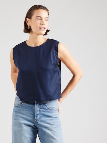 Top di Iriedaily in blu: frontale