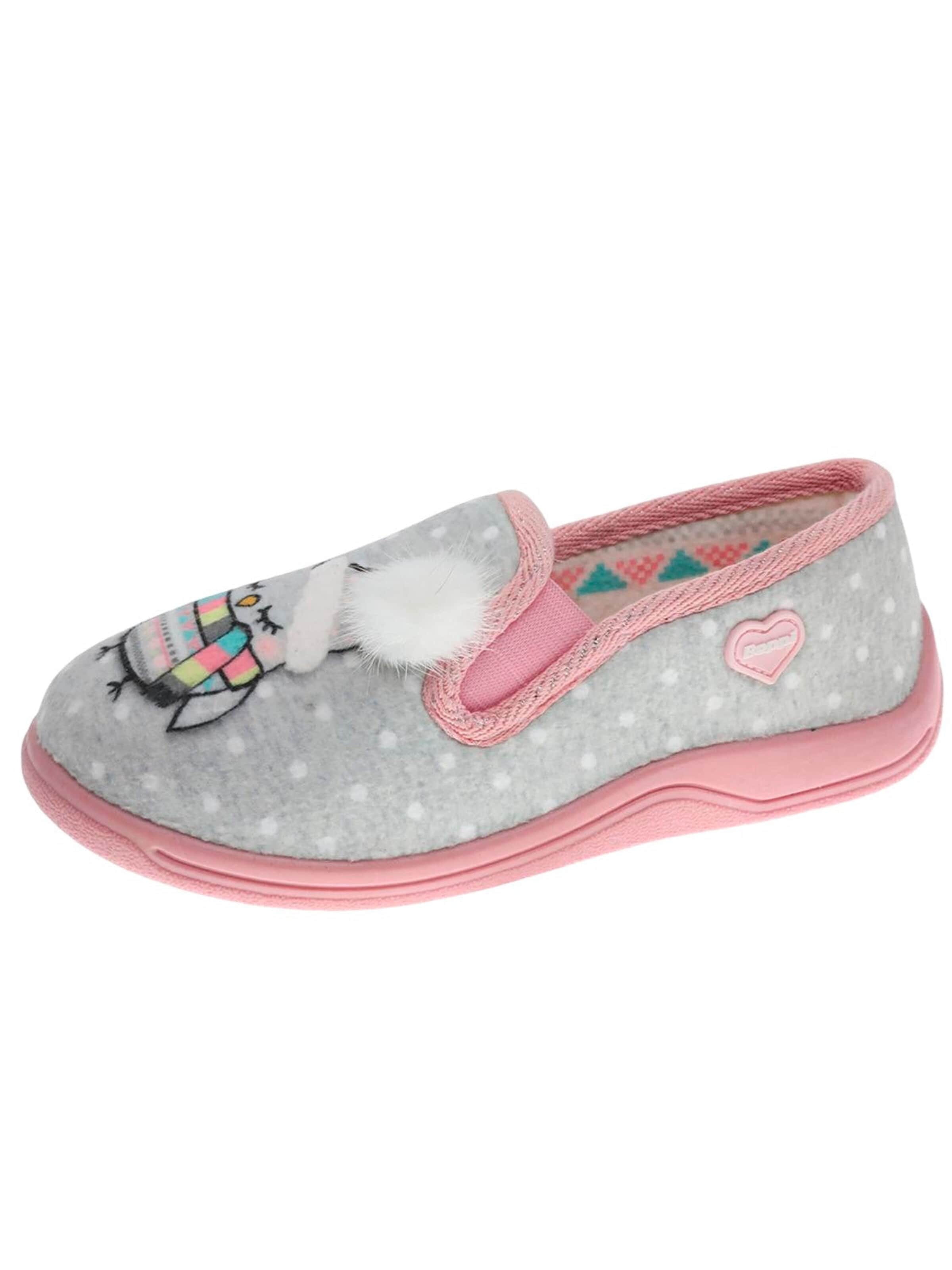 Ciabatta 'Indoor Shoe' di Beppi in grigio: frontale