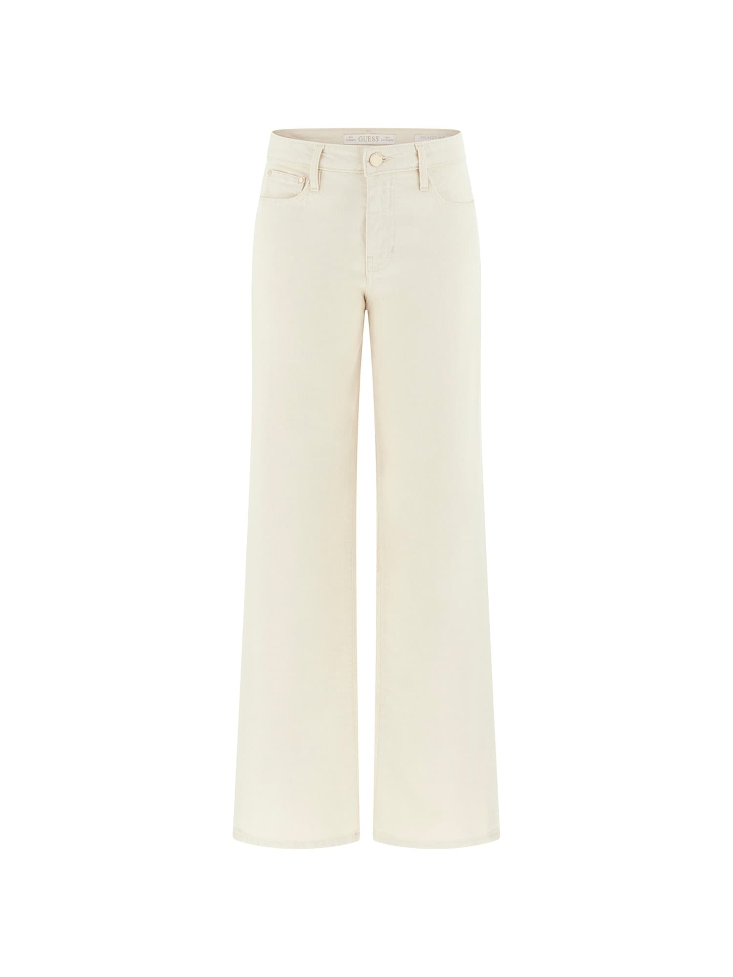 GUESS Wide leg Jeans in Beige: front