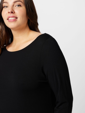 ABOUT YOU Curvy - Camiseta 'Sarina' en negro