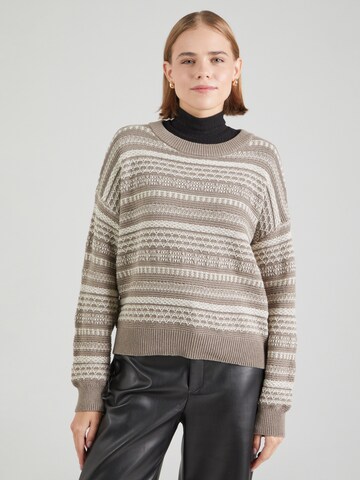 VERO MODA Trui 'VMAMAZING' in Beige: voorkant