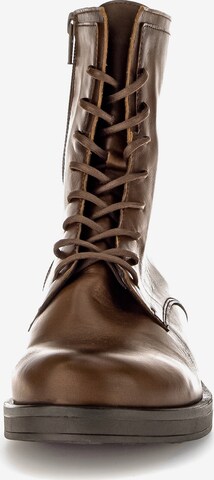 GABOR Lace-Up Ankle Boots in Brown