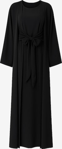 Robe Elara en noir : devant
