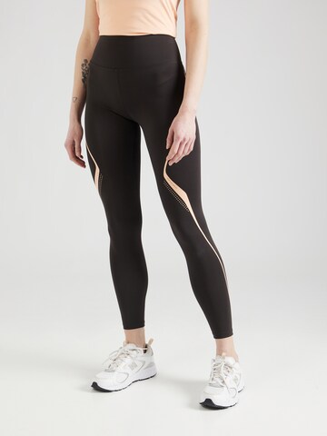 Skinny Pantaloni sport 'Speed Line' de la Röhnisch pe negru: față