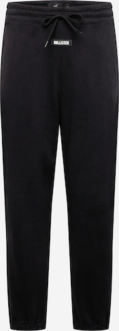 HOLLISTER Zúžený Kalhoty – černá: přední strana