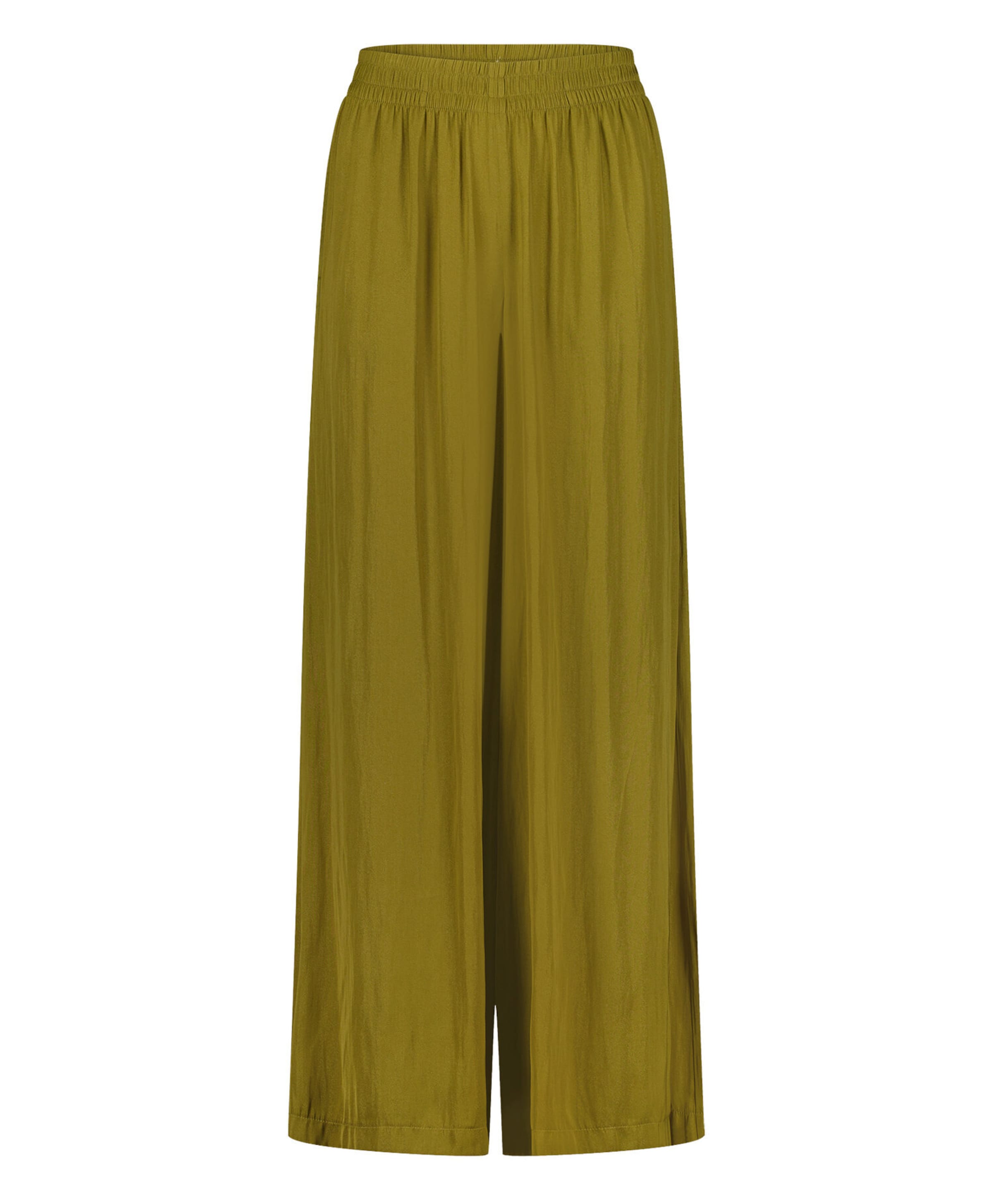 zero Skinny Stoffhose weit in Grün: Vorderseite