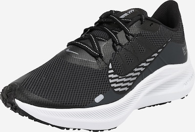 NIKE Juoksukenkä 'Winflo 7 Shield' värissä harmaa / musta, Tuotenäkymä