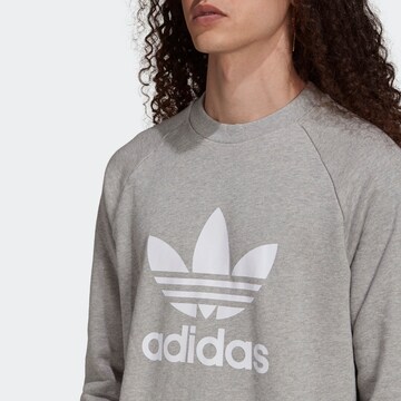 ADIDAS ORIGINALS Sweatshirt 'Adicolor Classics Trefoil' in Grey