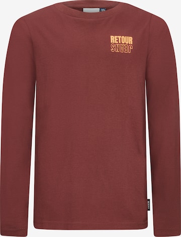 Retour Jeans T-shirt 'Frank' i röd: framsida