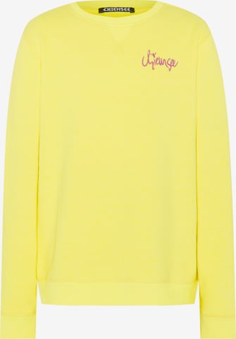 CHIEMSEE Sweatshirt in Yellow: front