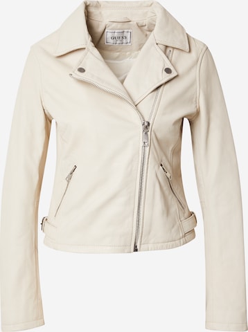 GUESS Between-Season Jacket in White: front