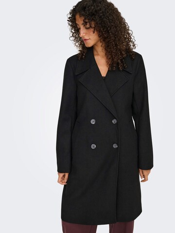 ONLY Between-Seasons Coat 'ONLAdina' in Black: front