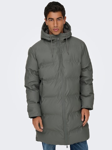 Only & Sons - Chaqueta de invierno 'ONSROYCE' en gris: frente