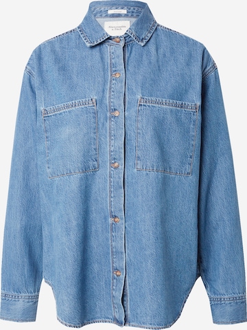 Abercrombie & Fitch Blouse in Blauw: voorkant